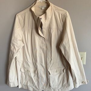Coldwater Creek Twill Utility Jacket